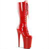 Pleaser INFINITY-2020 Red Extreme Heels Platform Boots