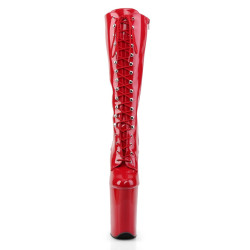 Pleaser INFINITY-2020 Red Extreme Heels Platform Boots