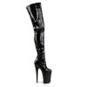 Pleaser INFINITY-4000 Black Platform Crotch High Boots