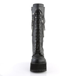 Demonia RANGER-303 Black Vegan Platform Men Boots