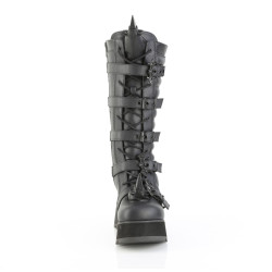 Demonia SCENE-157 Black Vegan Knee High Platform Boots