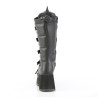 Demonia SCENE-157 Black Vegan Knee High Platform Boots