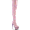 Pleaser BEJEWELED-3000-7 Rose Hologram Patent Strass