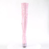 Pleaser BEJEWELED-3000-7 Rose Hologram Patent Strass