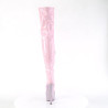Pleaser BEJEWELED-3000-7 Rose Hologram Patent Strass