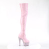 Pleaser BEJEWELED-3000-7 Rose Hologram Patent Strass