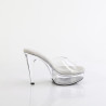 Fabulicious MARTINI-501 Transparent Heeled Mules Women