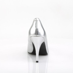 Pleaser VANITY-420 Silver Vegan Leather Sale Women
