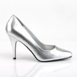 Pleaser VANITY-420 Silver Vegan Leather Sale Women