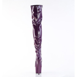Pleaser ADORE-3000 Purple Platform Over The Knee Boots