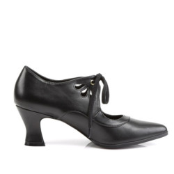 Funtasma VICTORIAN-03 Black Kitten Heeled Women Shoes