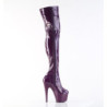 Pleaser ADORE-3000 Purple Platform Over The Knee Boots