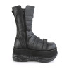 Demonia NEPTUNE-210 Black Vegan Platform Men Boots