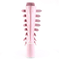 Demonia SWING-815 Rose Hologram Platform Knee Boots