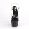 Pleaser BEJEWELED-708DM Black Strass Platform High Heels