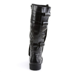 Funtasma WALKER-130 Black Vegan Superhero Men Boots
