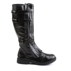 Funtasma WALKER-130 Black Vegan Superhero Men Boots