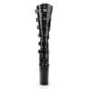 Pleaser INFINITY-2049 Black Extreme Heels Platform Boots