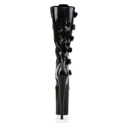 Pleaser INFINITY-2049 Black Extreme Heels Platform Boots