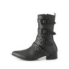 Demonia WARLOCK-110-C Black Vegan Winklepicker Men Boots