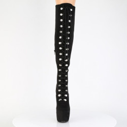 Pleaser JUBILANT-3012FS Suede Laced Over The Knee Boots