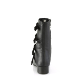 Demonia WARLOCK-110-C Black Vegan Winklepicker Men Boots