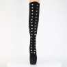 Pleaser JUBILANT-3012FS Suede Laced Over The Knee Boots