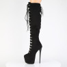 Pleaser JUBILANT-3012FS Suede Laced Over The Knee Boots