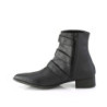 Demonia WARLOCK-50-C Black Vegan Winklepicker Men Boots