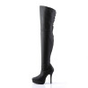 Devious INDULGE-3011 Vegan Platform Thigh High Boots