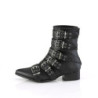 Demonia WARLOCK-70 Black Vegan Winklepicker Men Boots