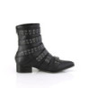 Demonia WARLOCK-70 Black Vegan Winklepicker Men Boots