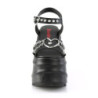 Demonia WAVE-09 Black Vegan Leather Sale Women