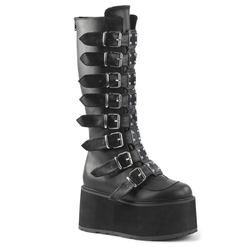 Demonia DAMNED-318 Black Vegan Platform Women Boots Demonia DAMNED-318 Black Vegan Platform Women Boots