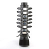 Demonia DAMNED-318 Black Vegan Platform Women Boots