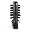 Demonia DAMNED-318 Black Vegan Platform Women Boots