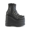 Pleaser FLAMINGO-1020CHRS Silver Strass Chrome Boots