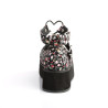 Demonia SPRITE-02 Floral Fabric Maryjane Platform Shoes