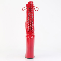 Pleaser FORBIDDEN-1020 Red Patent Women's Ankle Boots