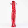 Pleaser FORBIDDEN-1020 Red Patent Women's Ankle Boots