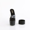 Pleaser BEJEWELED-712RS Ankle Cuff Black Strass Heels