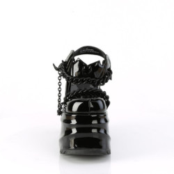 Demonia WAVE-20 Black Patent Sale Women
