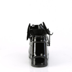 Demonia WAVE-20 Black Patent Sale Women
