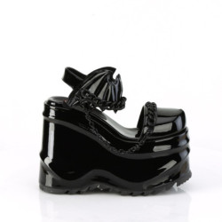 Demonia WAVE-20 Black Patent Sale Women