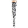 Pleaser ADORE-3000DP White Black Fabric Sale Women