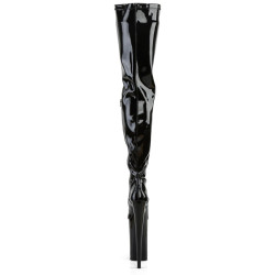 Pleaser BEYOND-4000 Black Platform Crotch High Boots