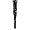 Pleaser BEYOND-4000 Black Platform Crotch High Boots