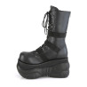 Demonia BOXER-230 Black Vegan Leather Men Boots