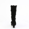 Demonia SWING-815 Black Vegan Platform Knee High Boots