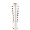 Demonia SWING-815 White Vegan Platform Knee High Boots